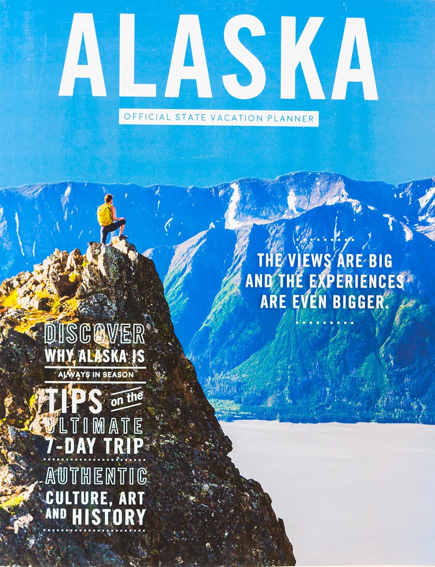Travel Alaska State Vacation Planner 2018 Cover | Michael DeYoung