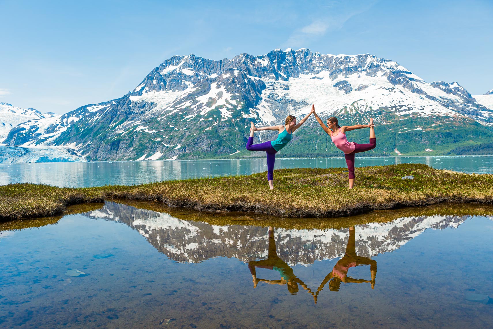 Alaska Travel Yoga Practice Harriman Fjord | Michael DeYoung