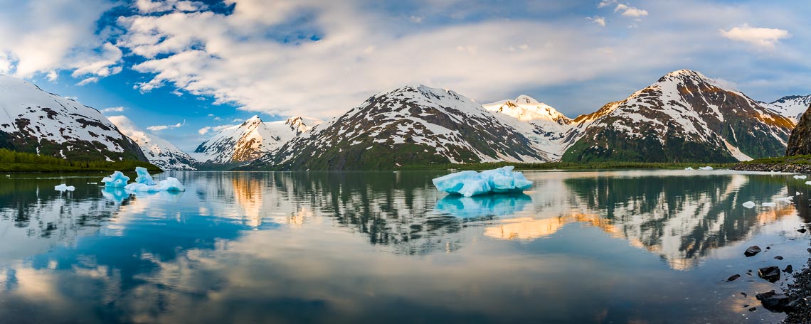 Iceberg Landscape Portage Lake Alaska | Michael DeYoung