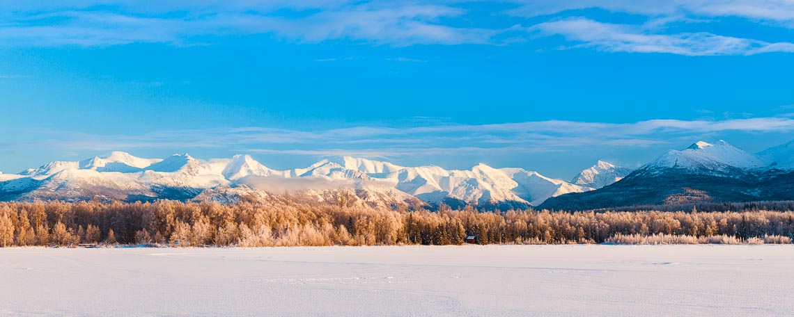 Winter Landscape Lake near Anchorage | Michael DeYoung