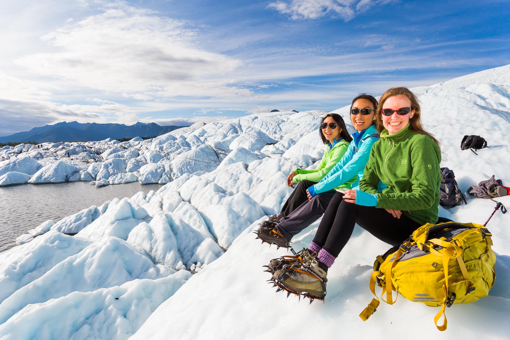 Alaska Vacation Women Glacer Adventure | Michael DeYoung