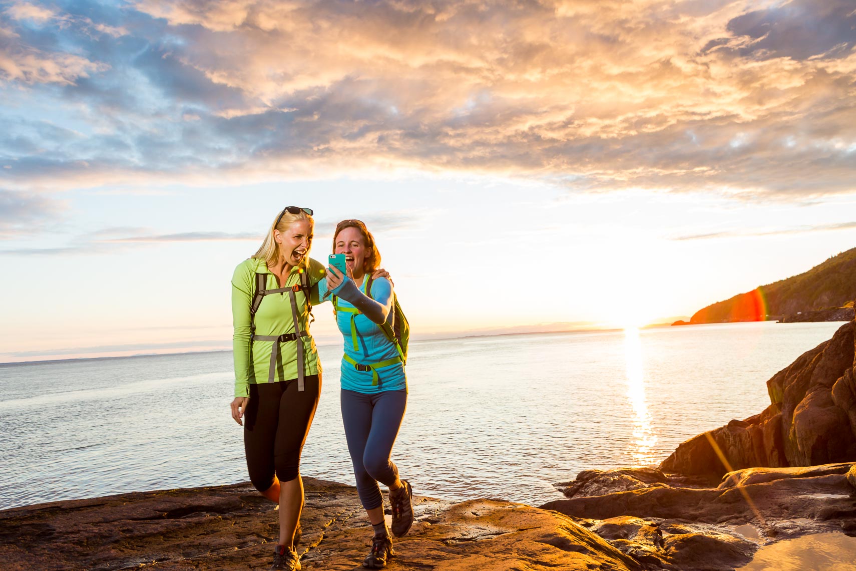 Alaska Friends Sunset Selfie | Photographer Michael DeYoung