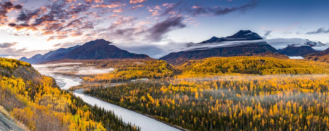 Fall Landscape in Alaska | Photographer Michael DeYoung