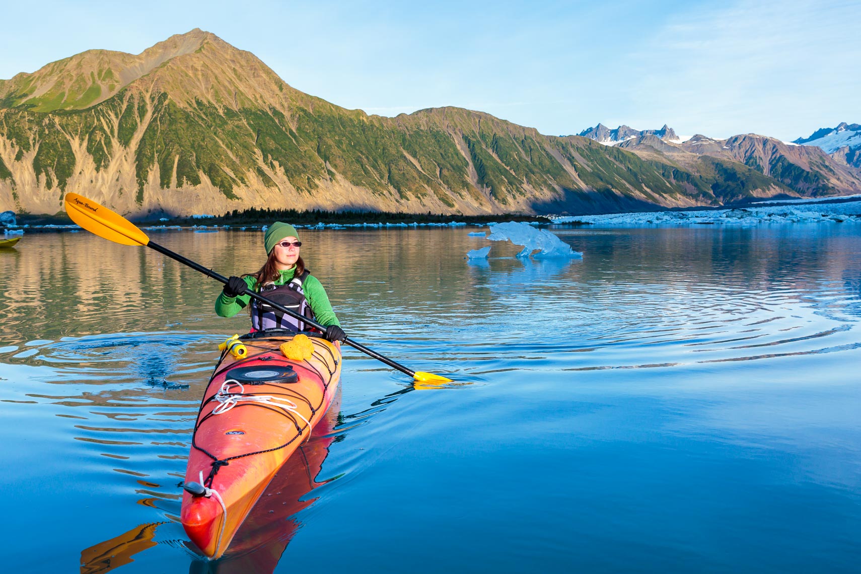 Alaska Vacation Woman Sea Kayak Touring | Michael DeYoung
