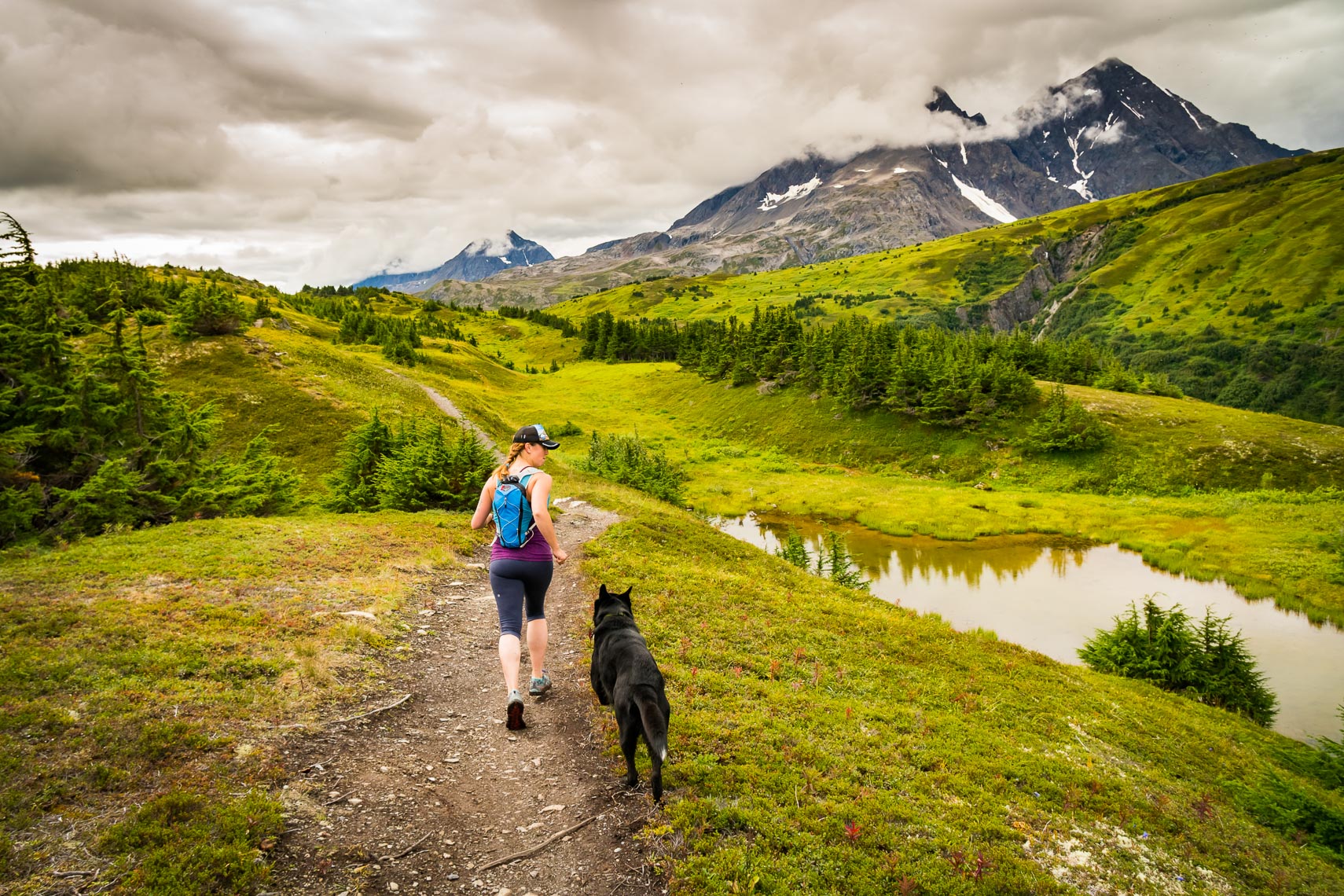 Alaska Lost Lake Trail Running | Photographer Michael DeYoung