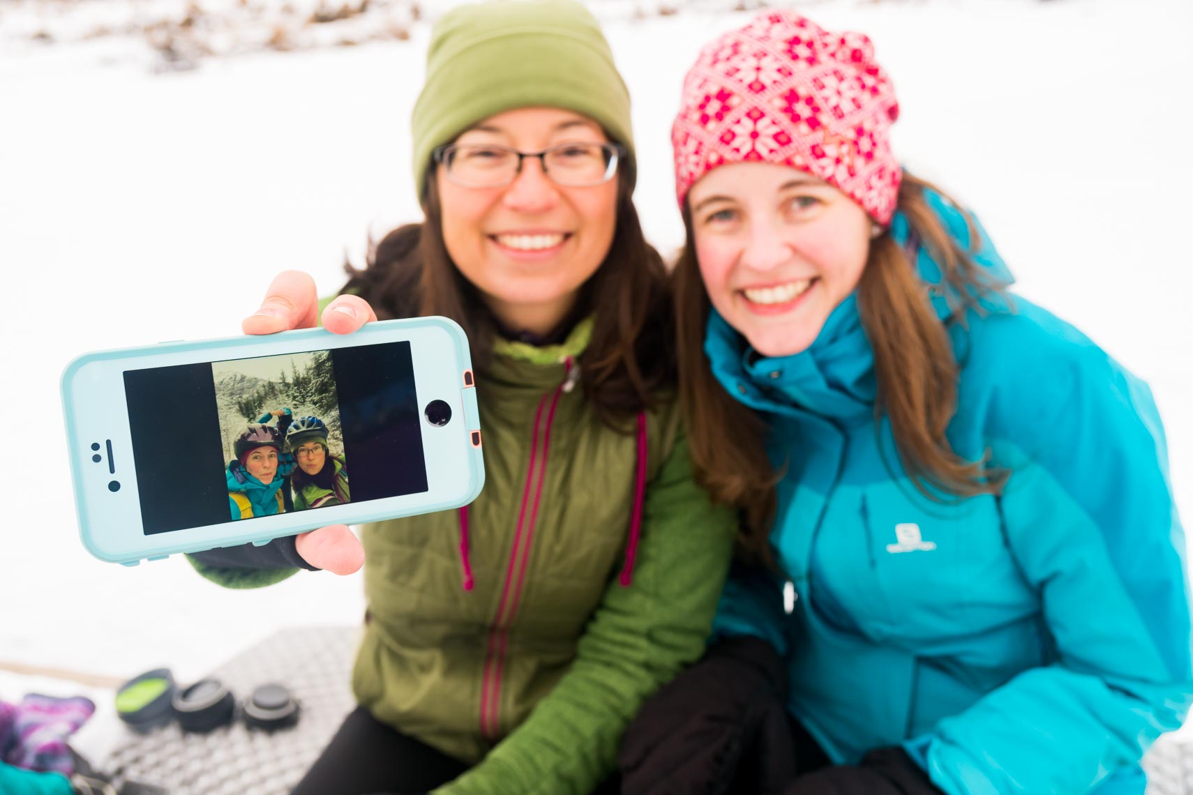 Alaska Winter Lifestyle Friends Share Picture | Michael DeYoung