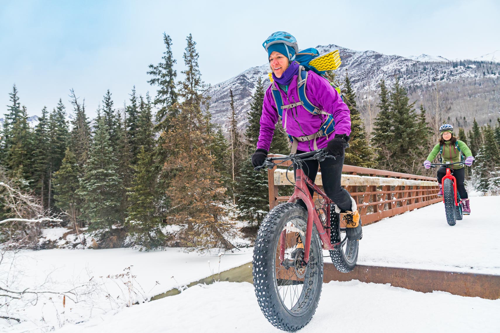 Alaska Fat Tire Biking in Winter  | Photographer Michael DeYoung