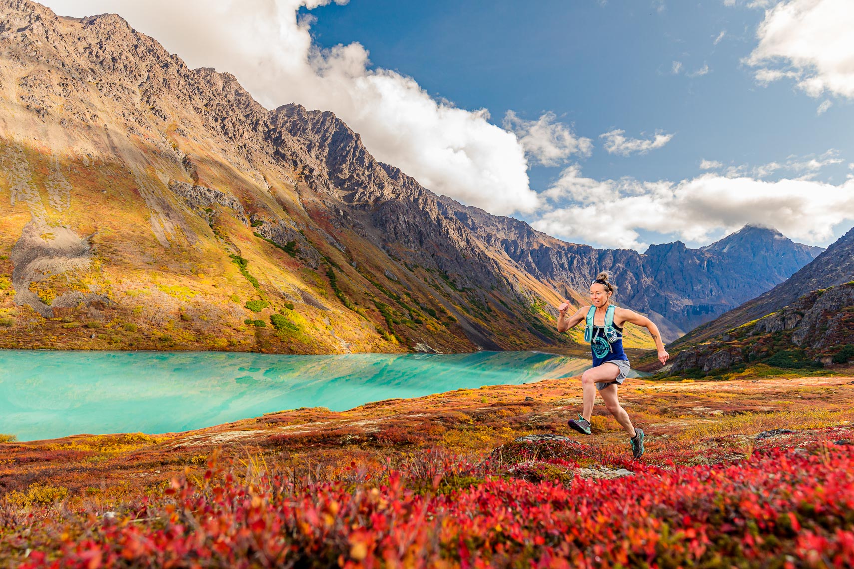 Trail Running in Alaska Fall Colors | Michael DeYoung