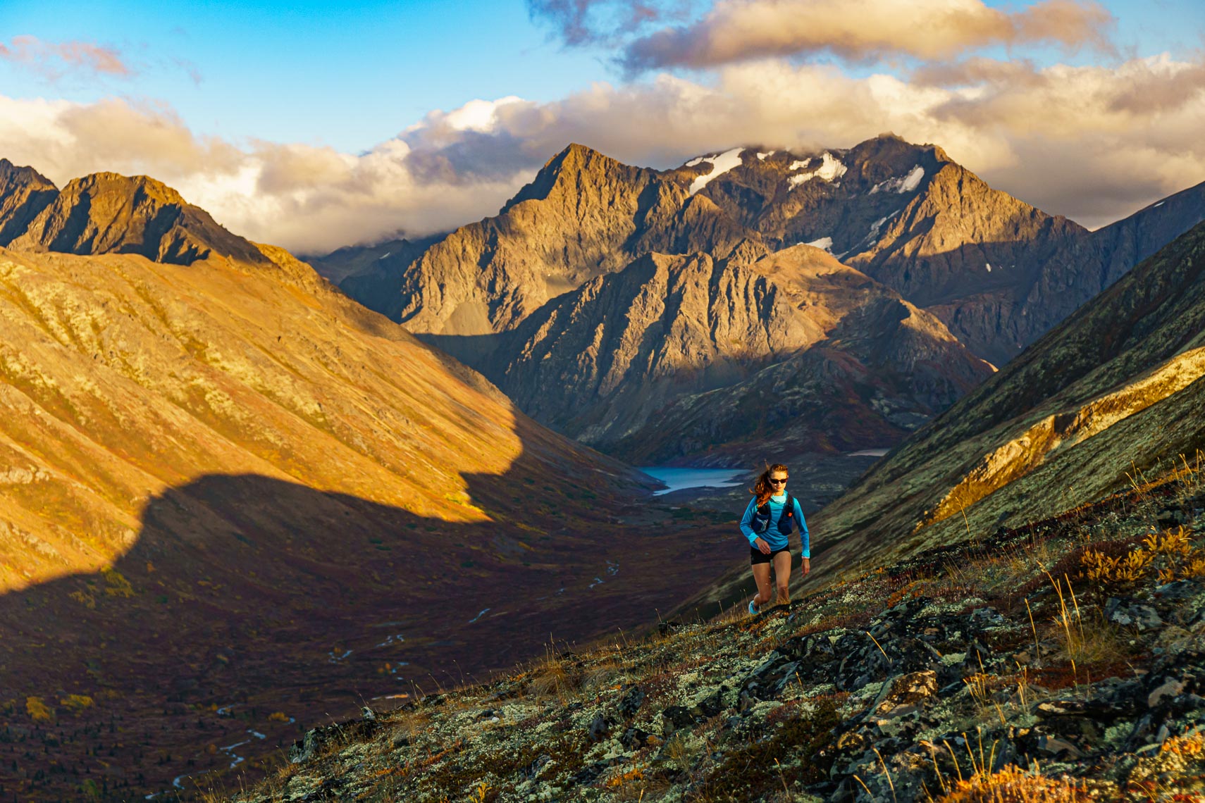 Alaska Mountain Runner Above Eagle River | Michael DeYoung