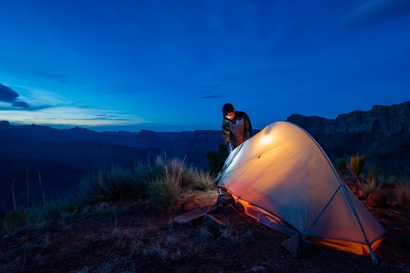 Lit Tent Ultralight Backpacking Grand Canyon | Michael DeYoung