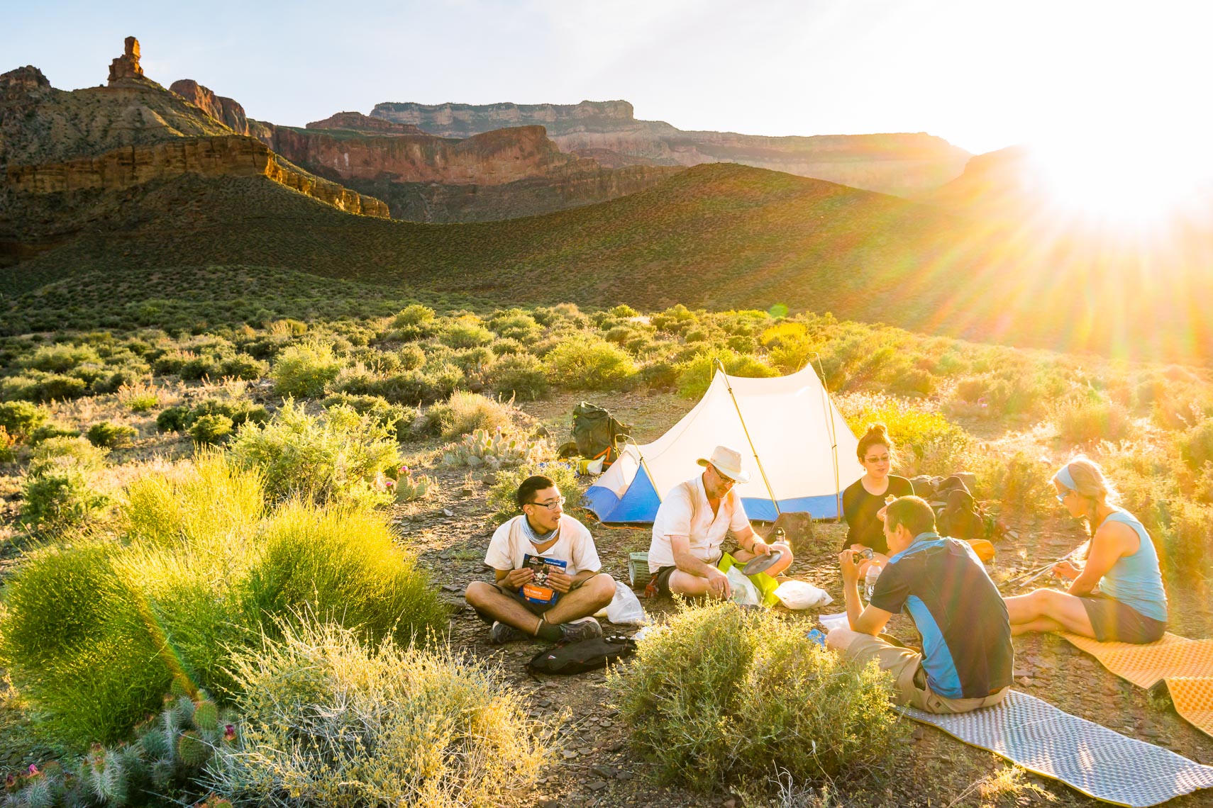 Grand Canyon Group Camp | Michael DeYoung Photography