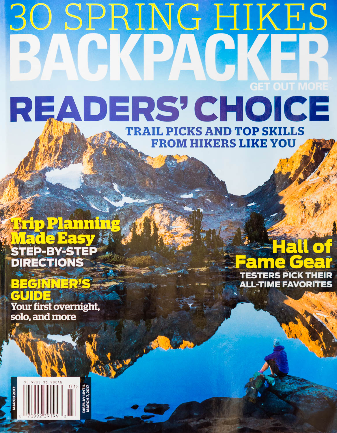  Backpacker Magazine March 2017 Photographer Michael DeYoung