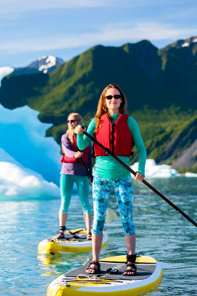 Alaska Travel Women Paddle Boarding | Michael DeYoung