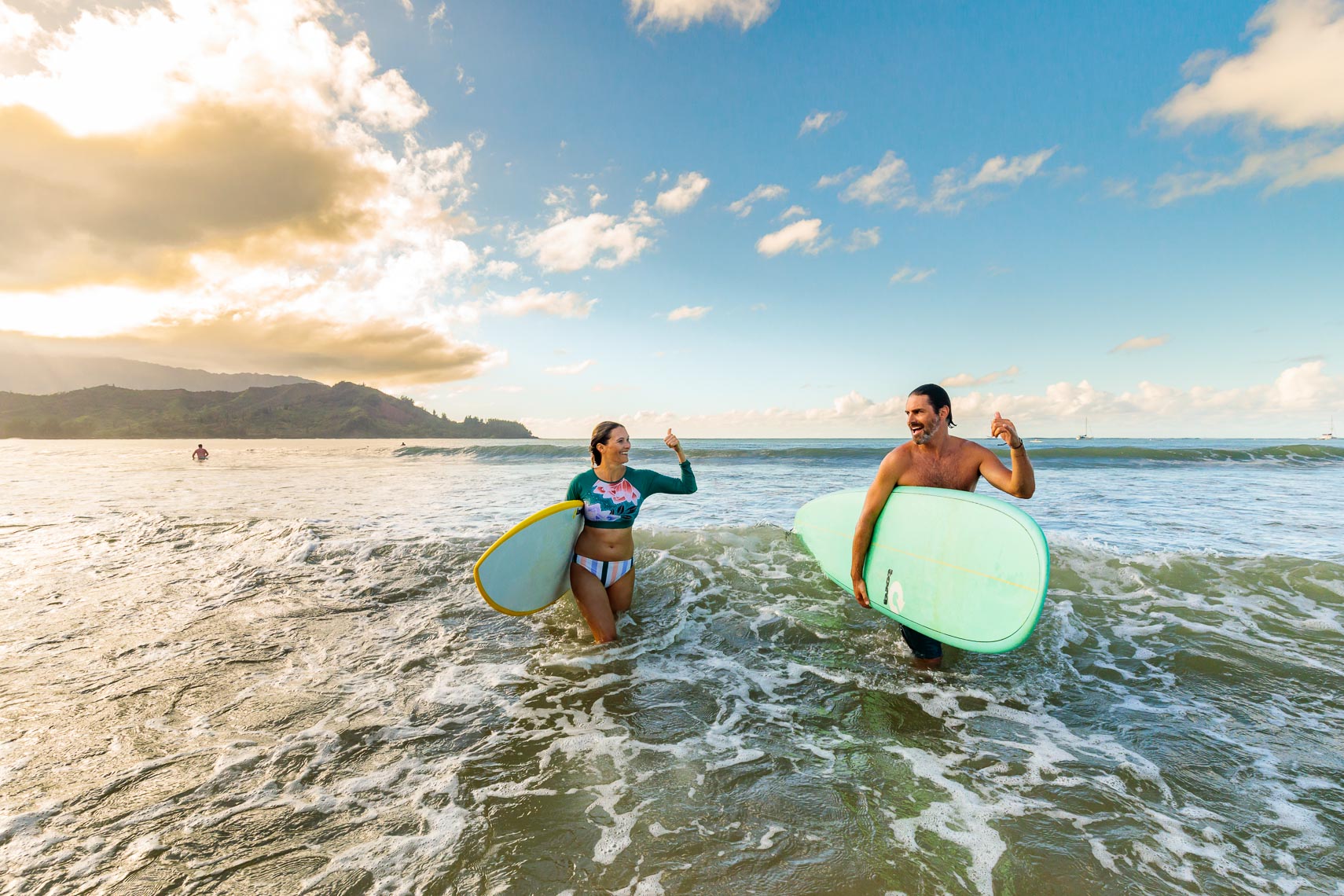 Norwegian Cruise Line Hawaii Shoot Couple Surf | Michael DeYoung