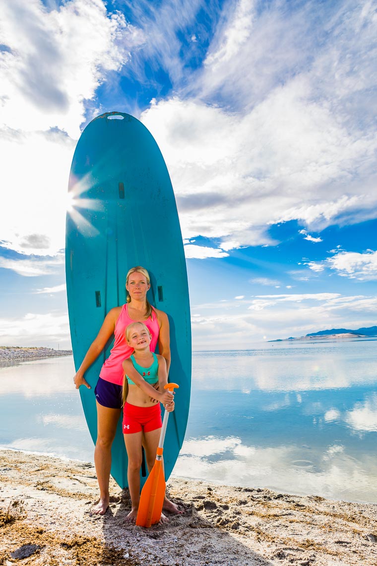 Environmental Portrait Mom & Daughter SUP | Michael DeYoung