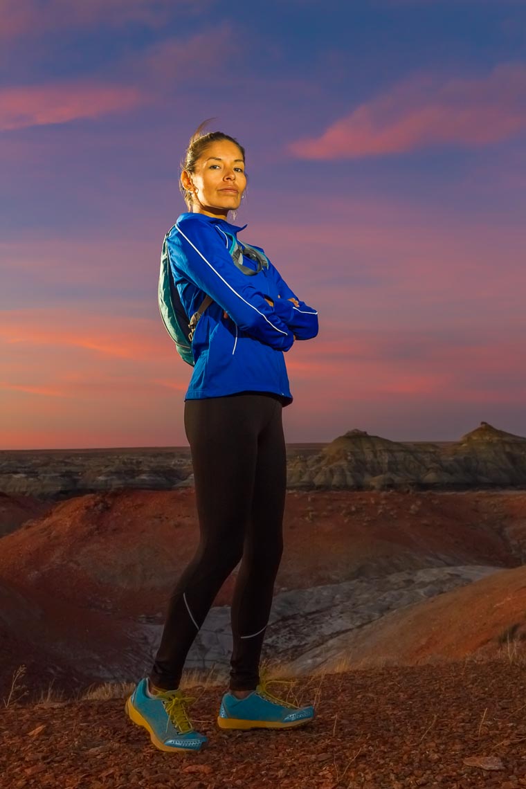 New Mexico Navajo Athlete Portrait Michael DeYoung