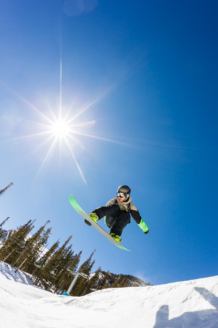 Male Snowboarder Taos Ski Valley | Michael DeYoung