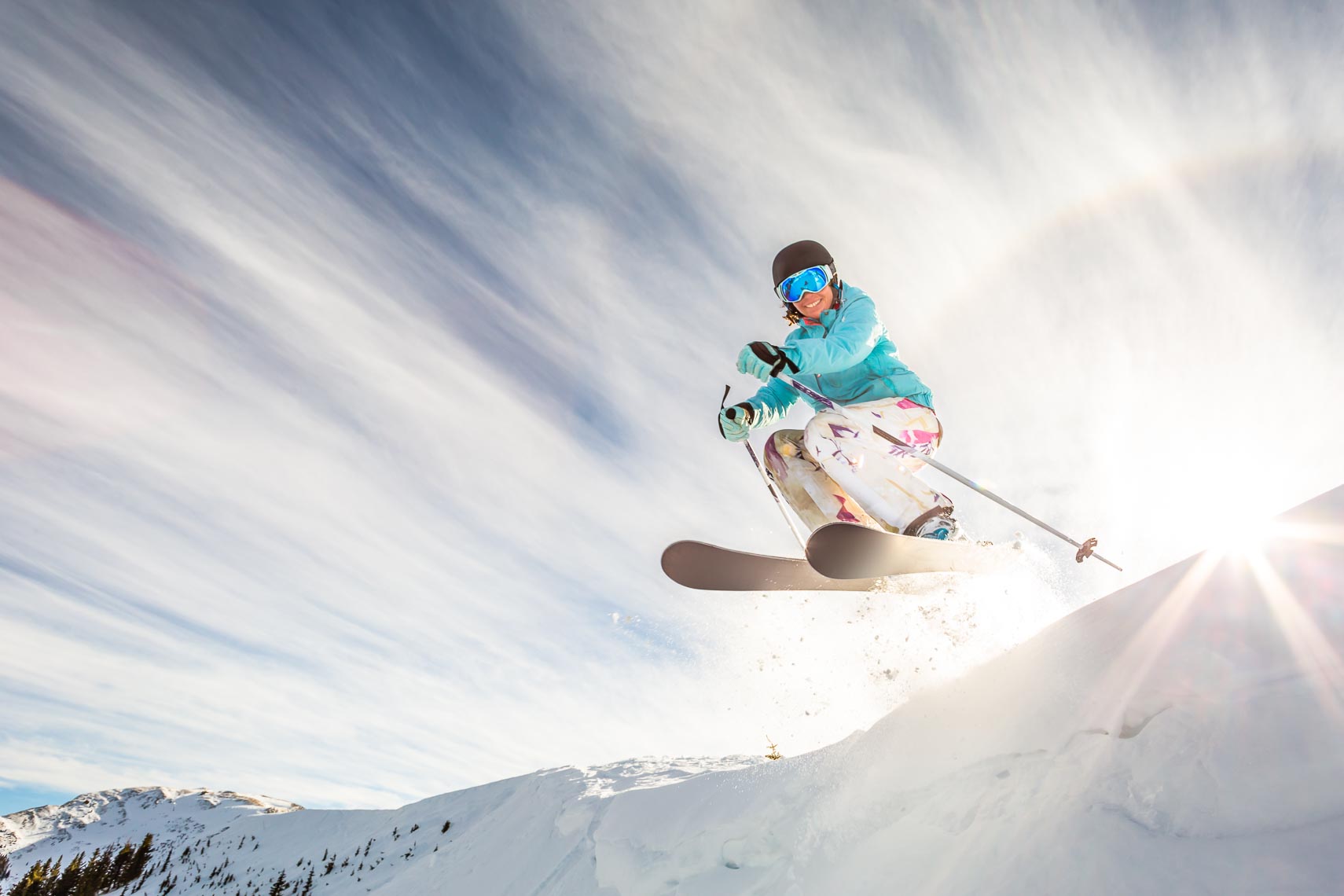 Expert Skier Jump Taos Ski Valley | Michael DeYoung Photographer