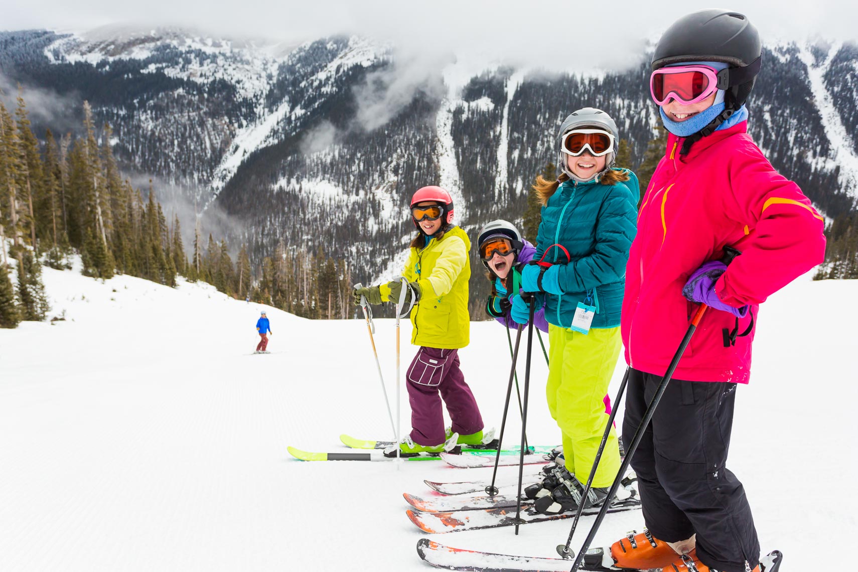 Young Girls Taos Ski Valley Ski School | Michael DeYoung