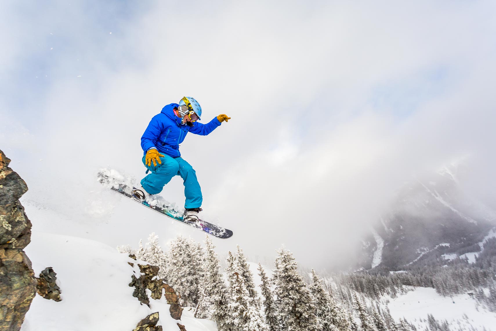 Snowboarder Jump Taos Ski Valley | Photographer Michael DeYoung