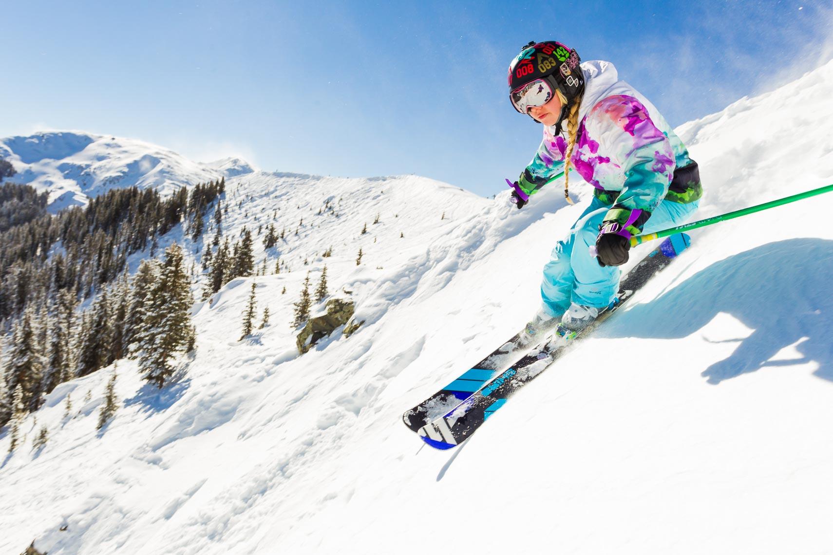 Young Expert Skier Taos Ski Valley | Michael DeYoung Photographer