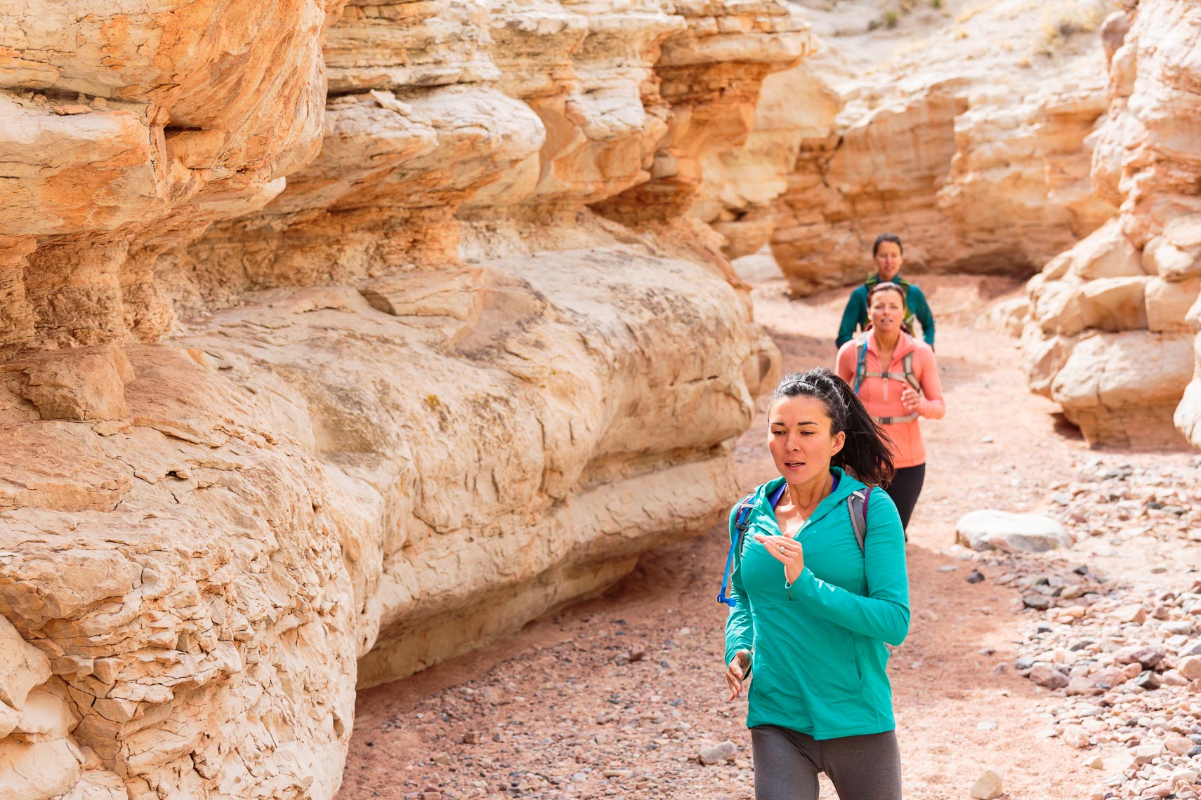 Three Women Running New Mexico | Michael DeYoung