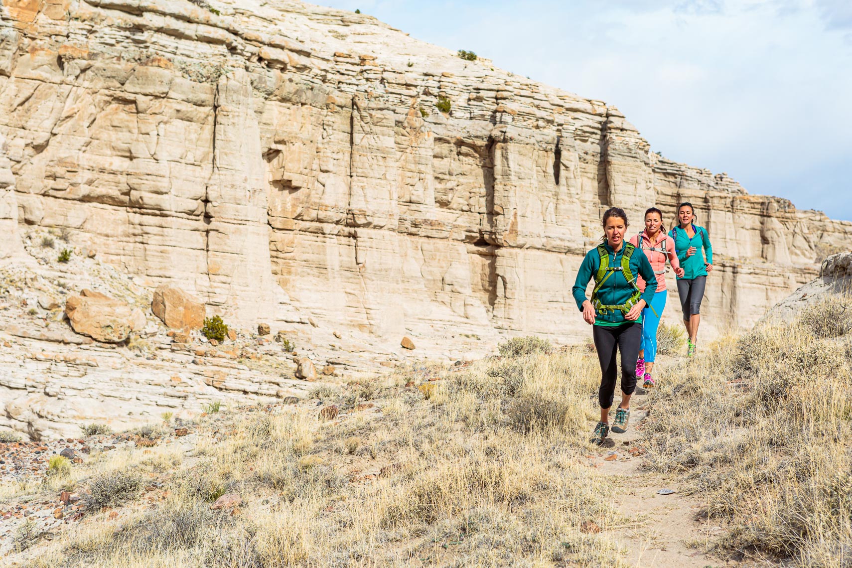 Female Friend Trail Runners New Mexico | Michael DeYoung