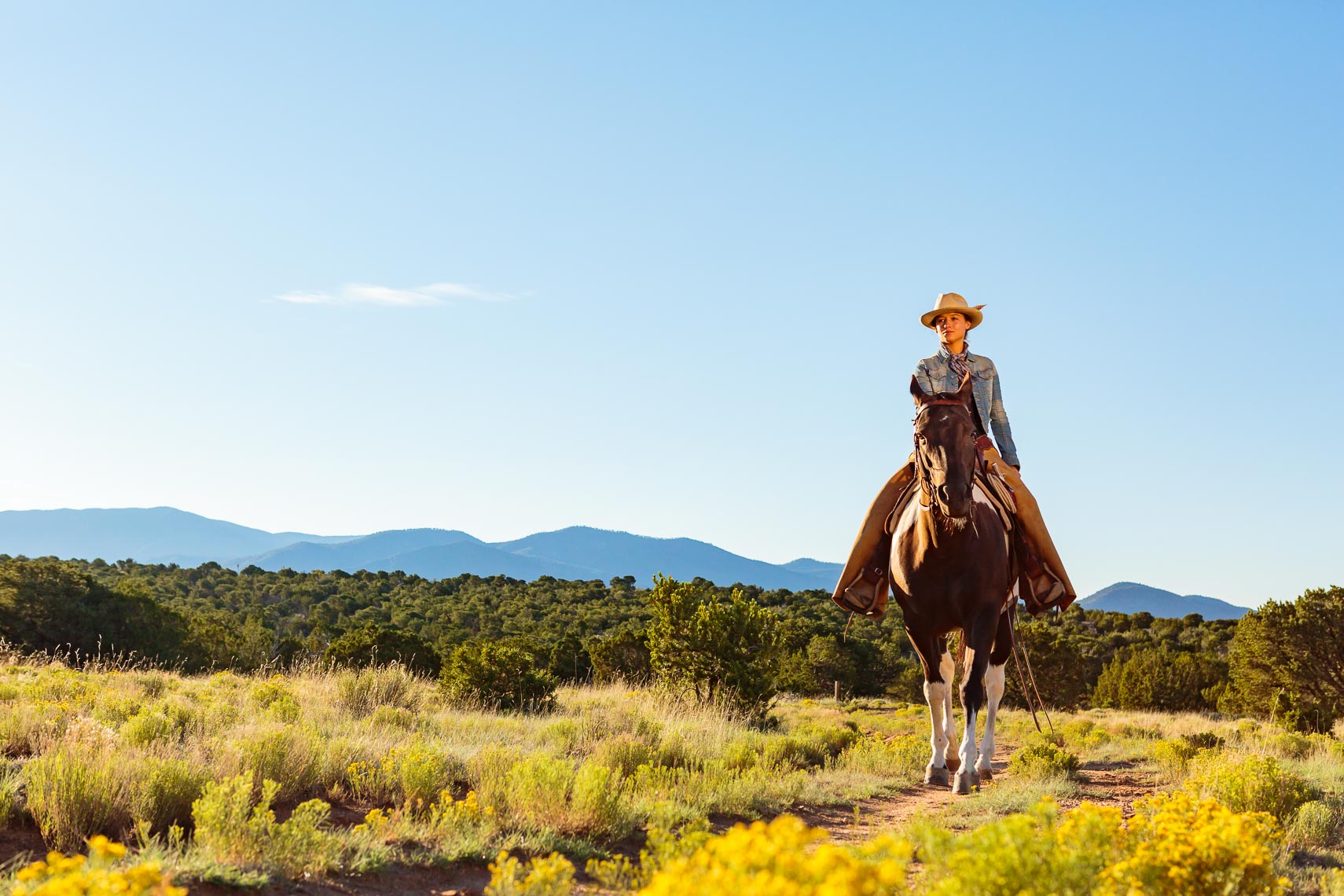 Female Horse Rider Santa Fe New Mexico | Michael DeYoung