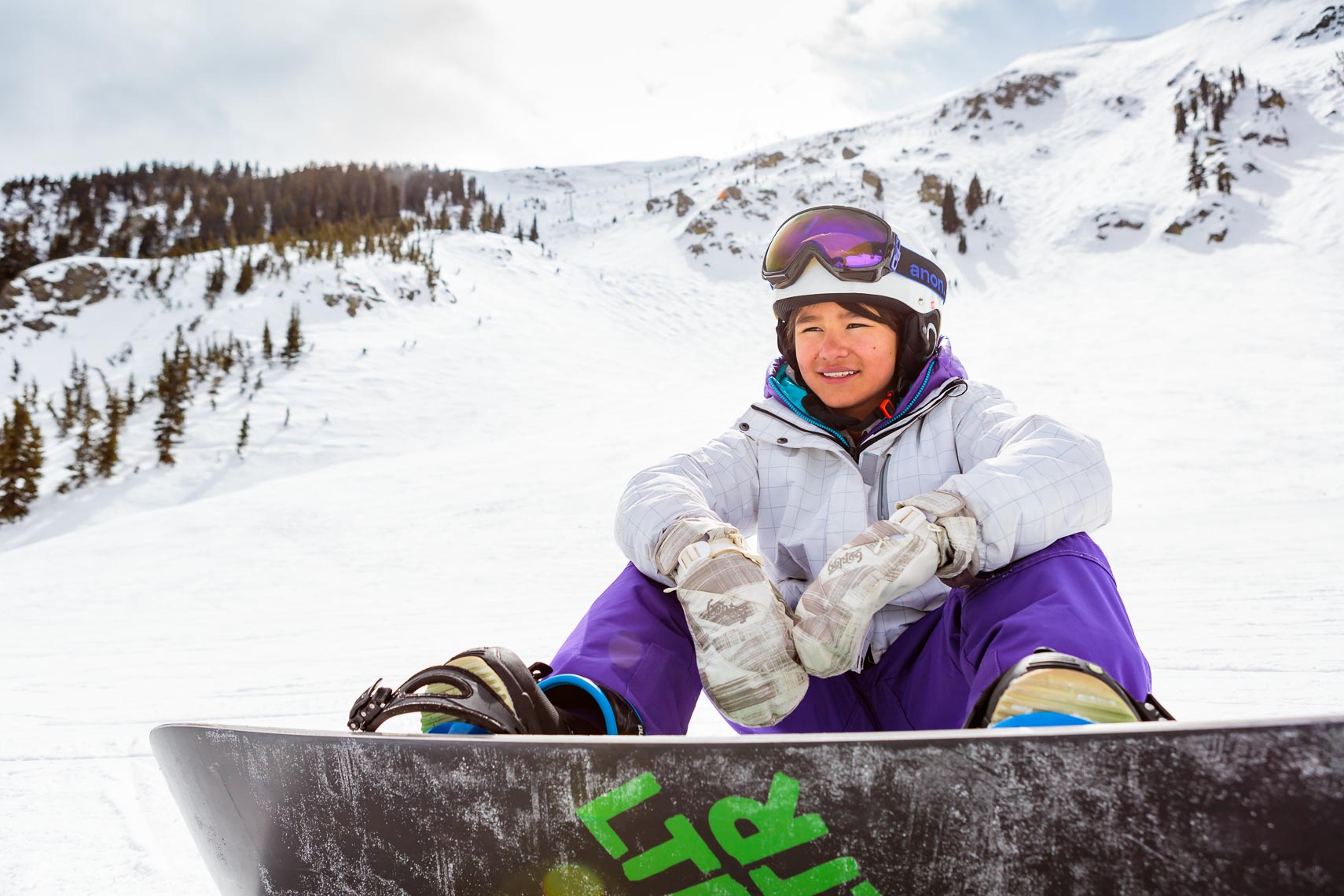 Female Snowboarder Portrait | Michael DeYoung