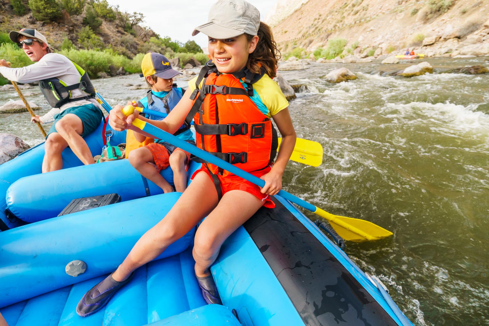 Kids Guided Raft Trip in New Mexico | Photographer Michael DeYoung