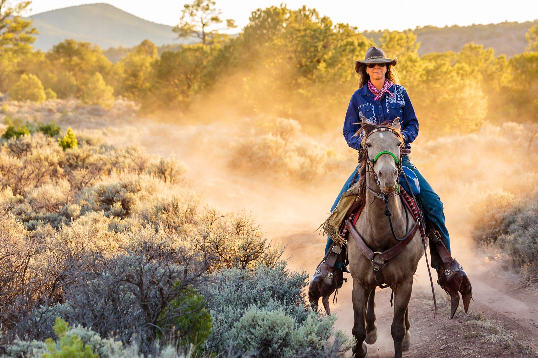 Visit Taos Rio Grande Stables Rider Photographer Michael DeYoung
