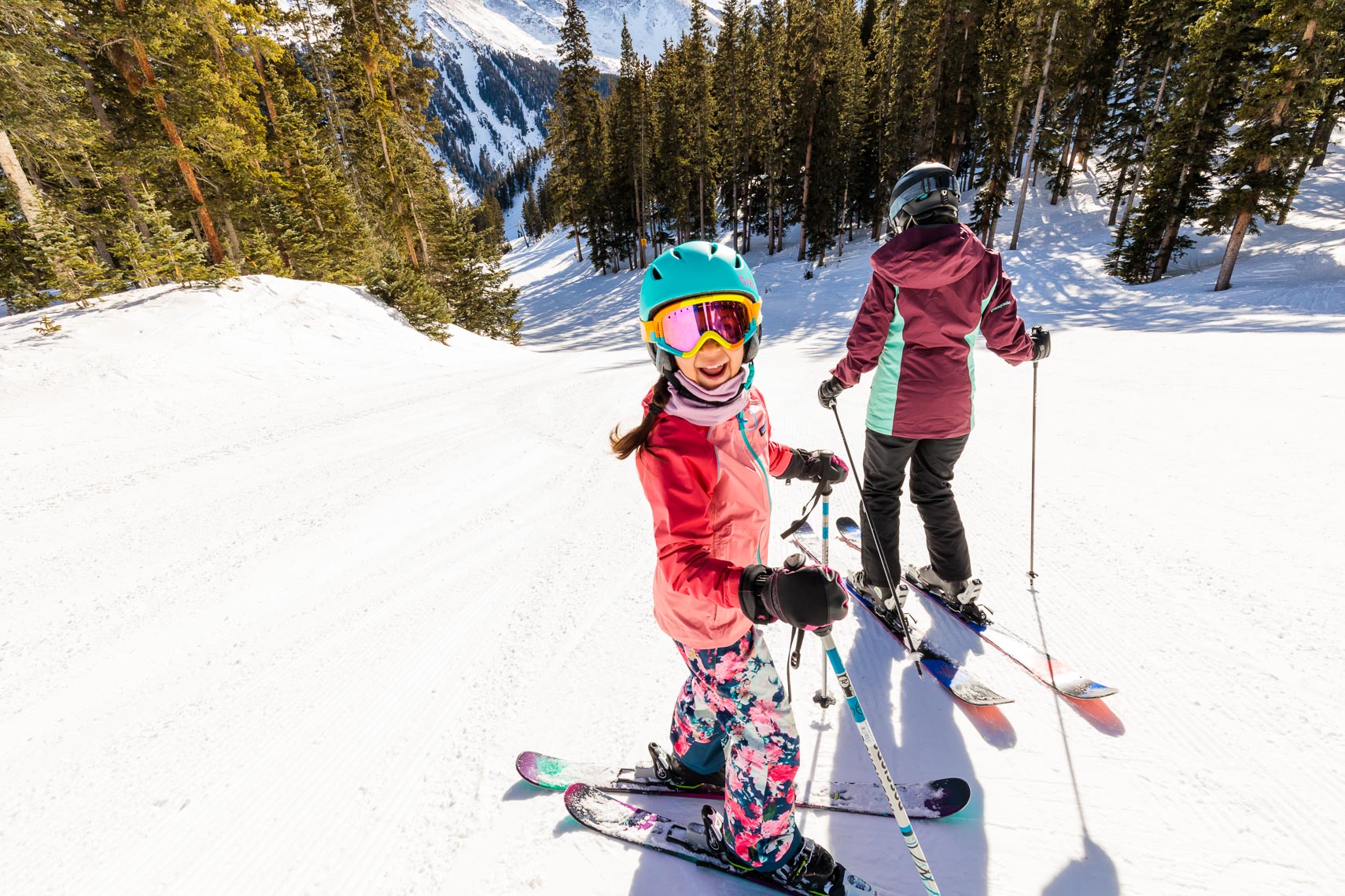 Mother Daughter Taos Ski Valley Slopes | Michael DeYoung