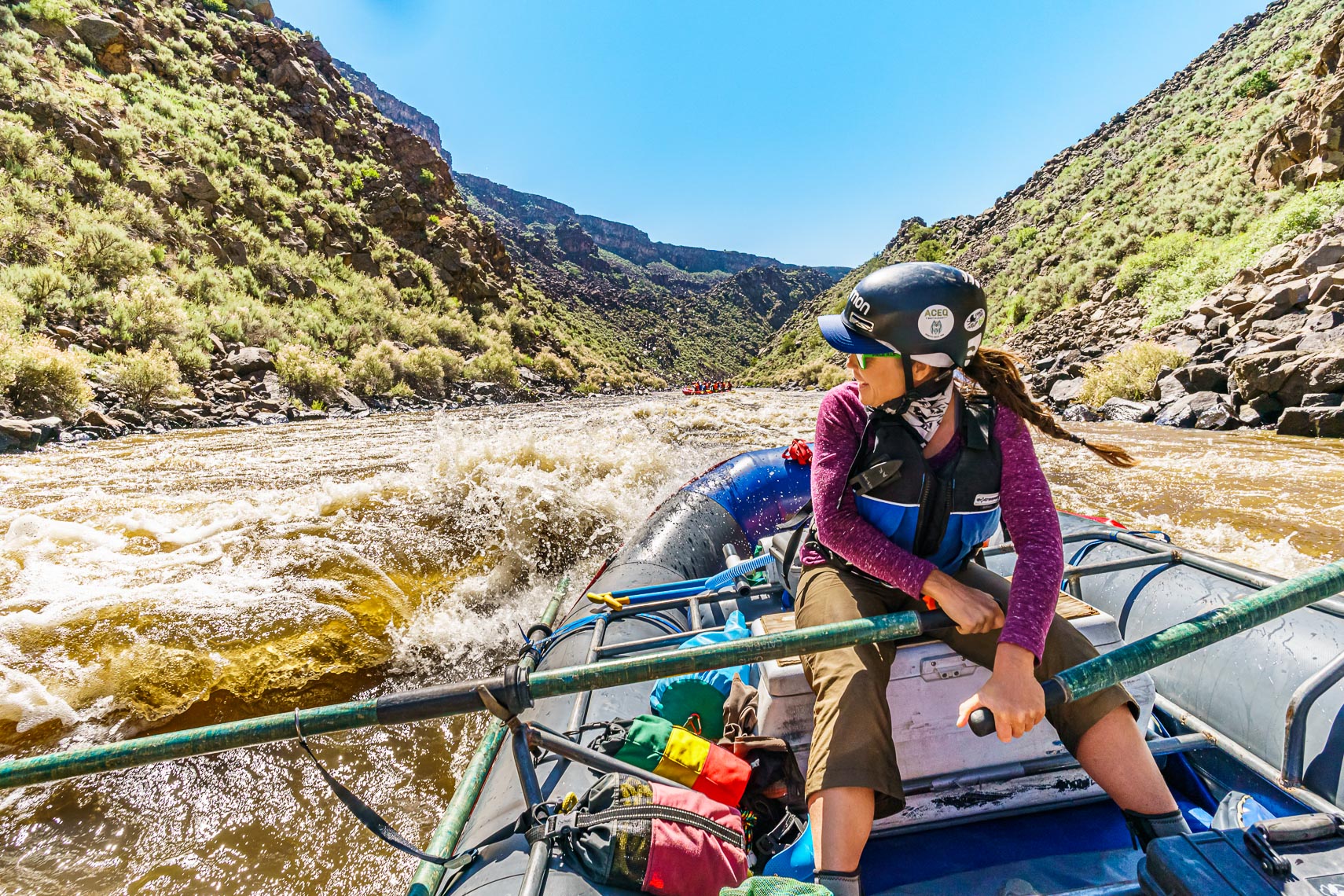 Female Raft Guide Taos Box | Michael DeYoung