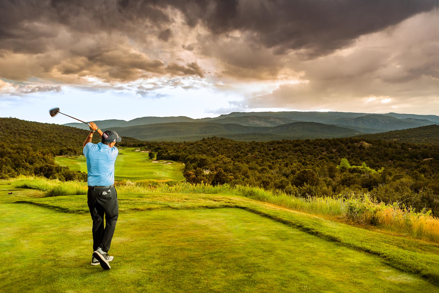 New Mexico Paako Ridge Golf Pro Tee Off | Michael DeYoung