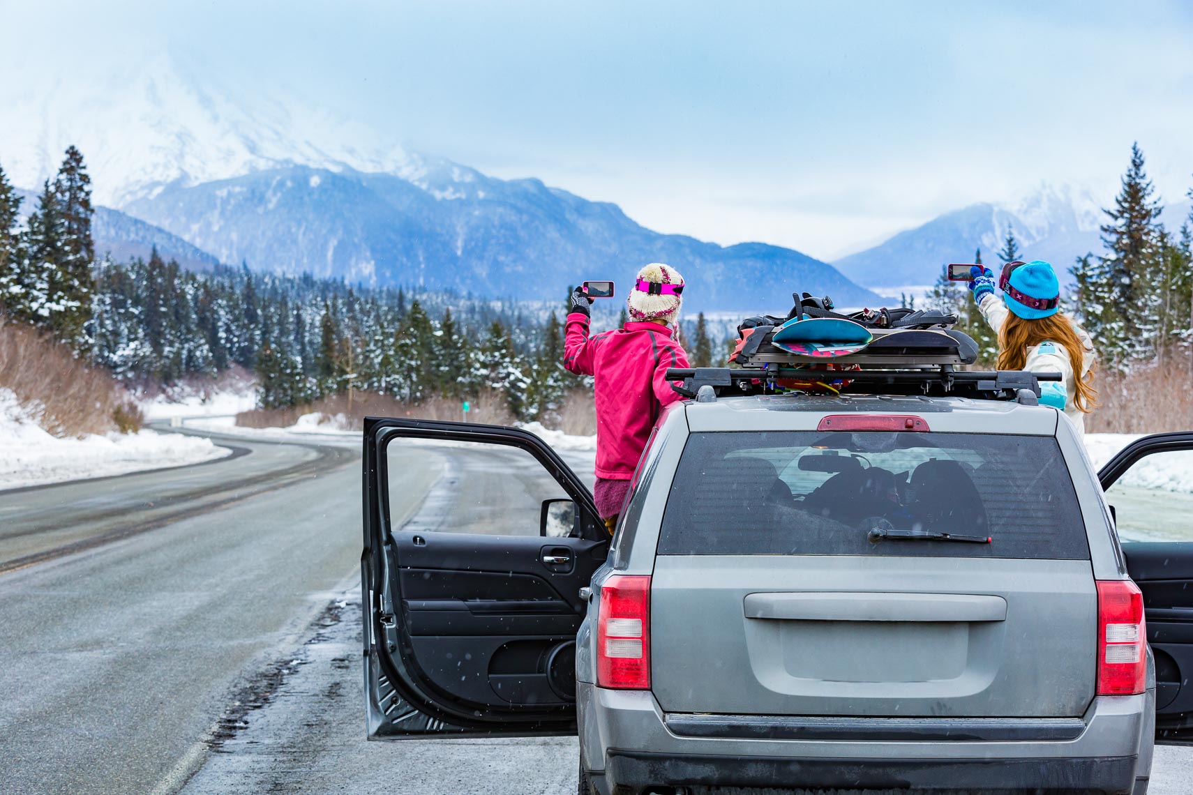 Alaska Winter Travel Friend Road Trip | Michael DeYoung