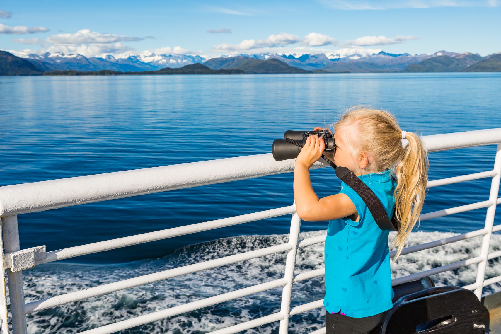 Alaska Travel Marine Highway Young Girl | Michael DeYoung