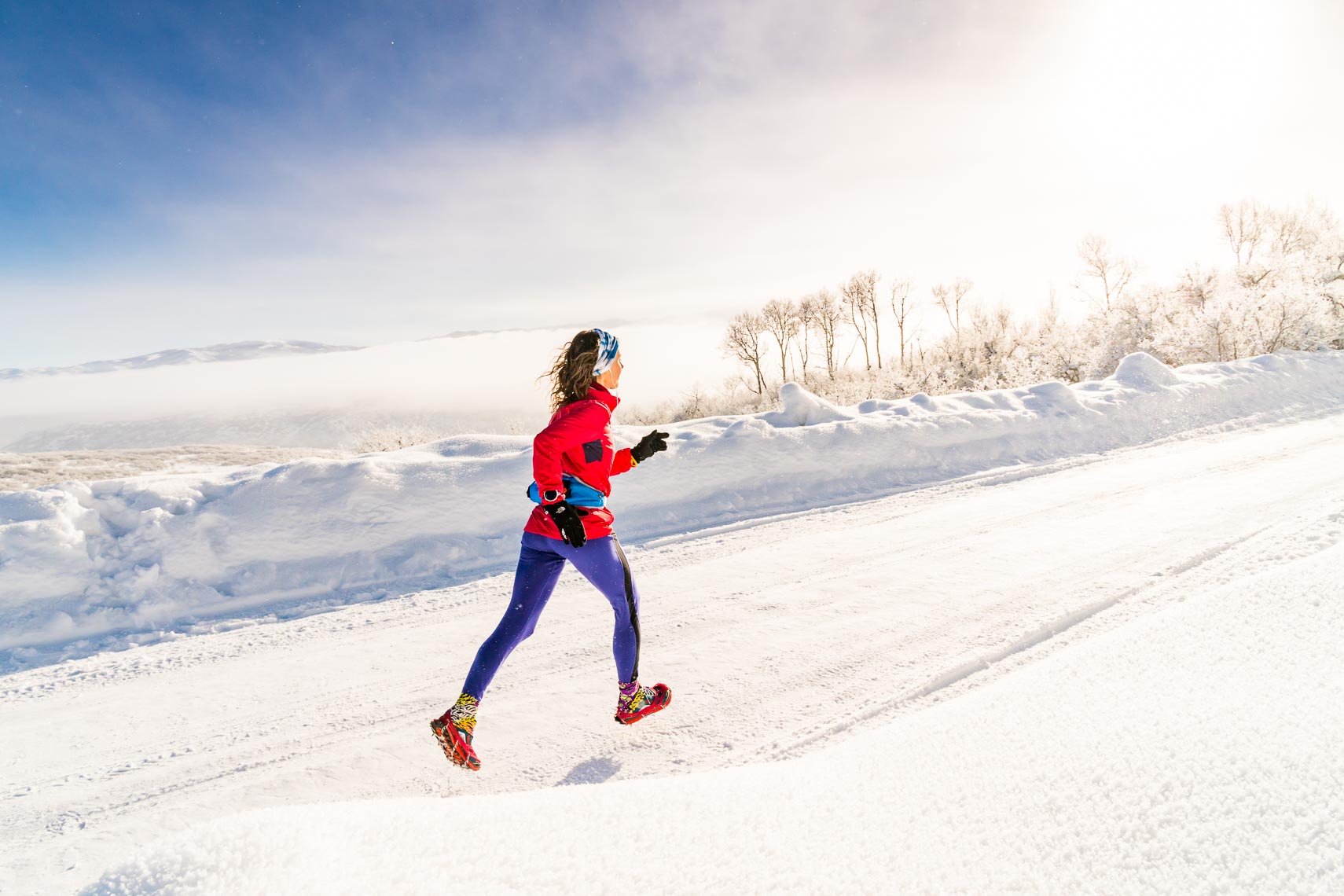 Winter Trail Running in Utah | Photographer Michael DeYoung