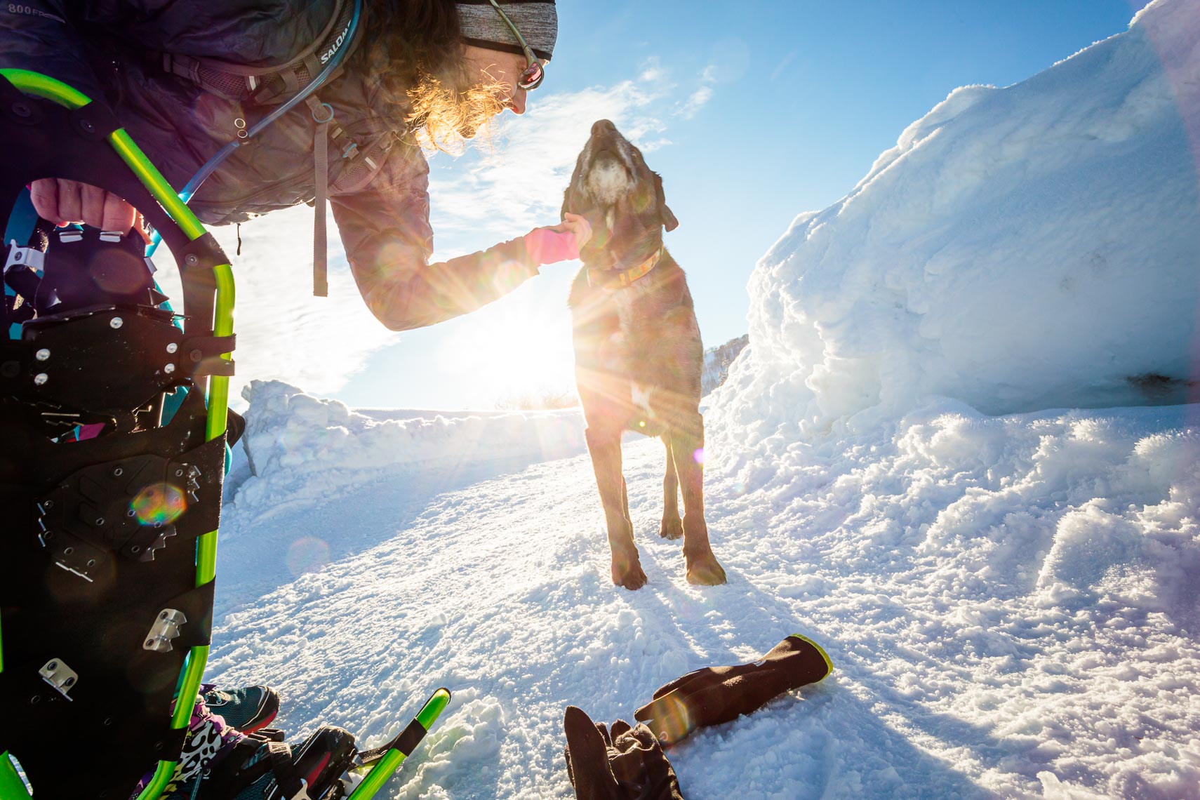 Snowshoeing in Utah with Dog | Michael DeYoung