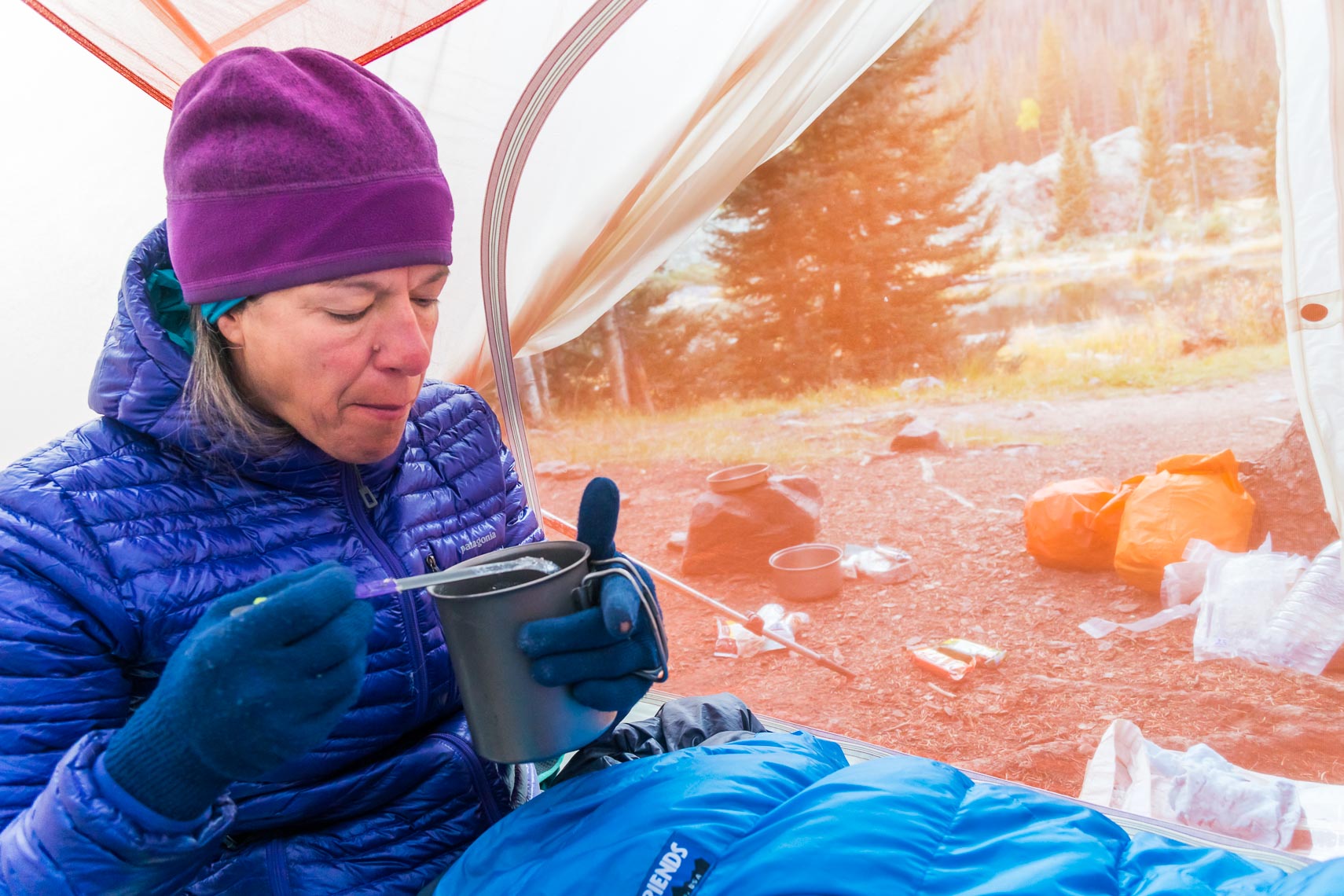 Adventure Photographer Assistant In Tent | Michael DeYoung