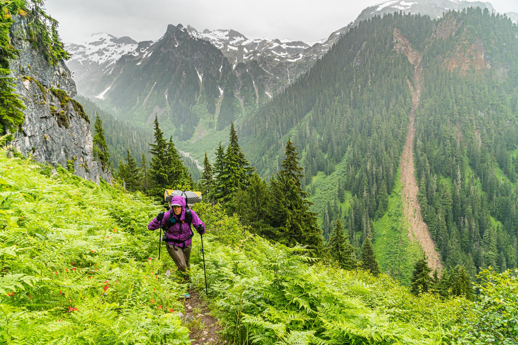 Hike in Washington Rain Adventure Photographer Michael DeYoung