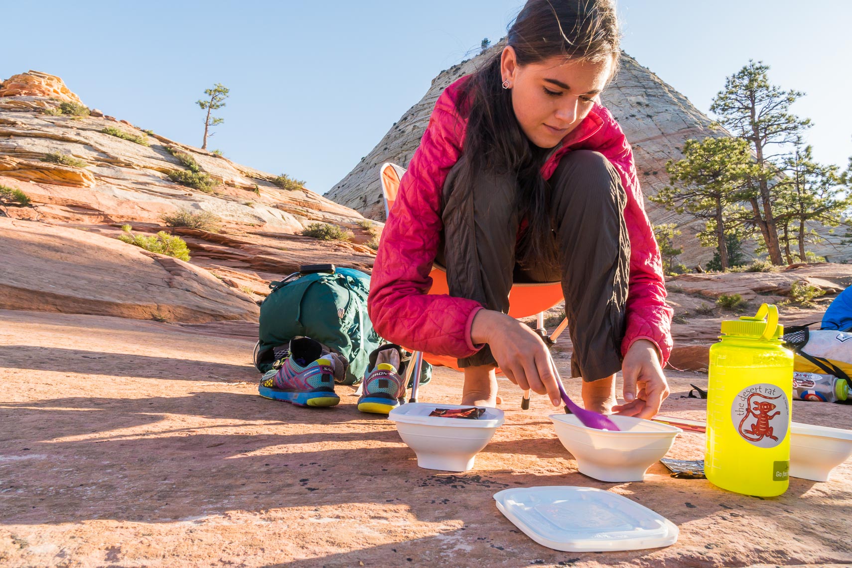 Backpacking Meal Zion Utah | Michael DeYoung